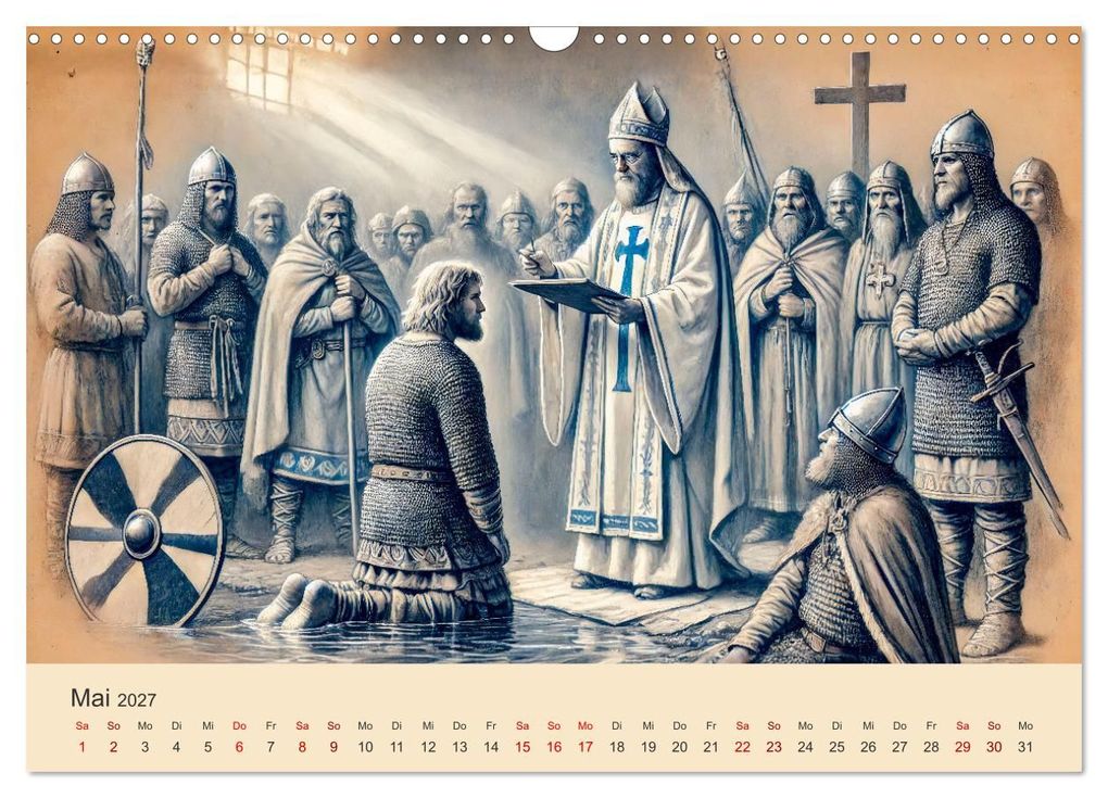 Weitere Ansicht: Die Wikingerzeit - Helden, Könige und Entdeckungen (Wandkalender 2027 DIN A3 quer), CALVENDO Monatskalender | Anja Frost, Calvendo