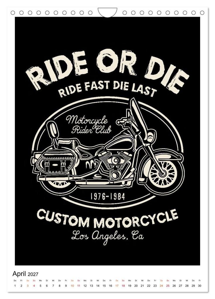 Weitere Ansicht: Motorrad - nostalgische Poster (Wandkalender 2027 DIN A4 hoch), CALVENDO Monatskalender | Peter Roder, Calvendo