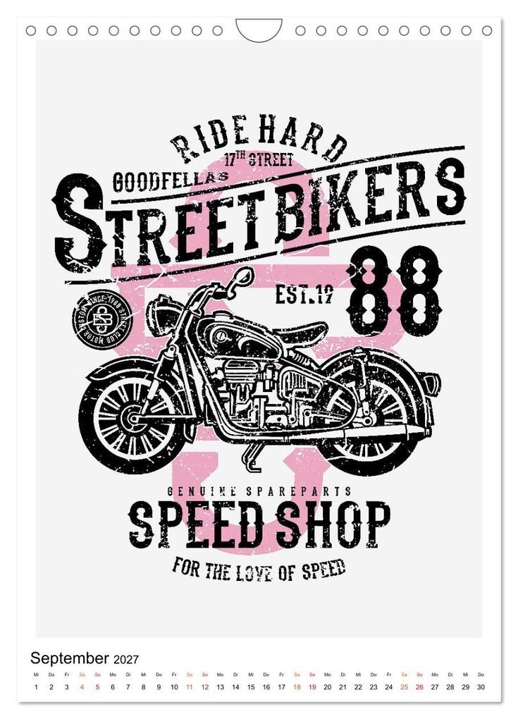 Weitere Ansicht: Motorrad - nostalgische Poster (Wandkalender 2027 DIN A4 hoch), CALVENDO Monatskalender | Peter Roder, Calvendo