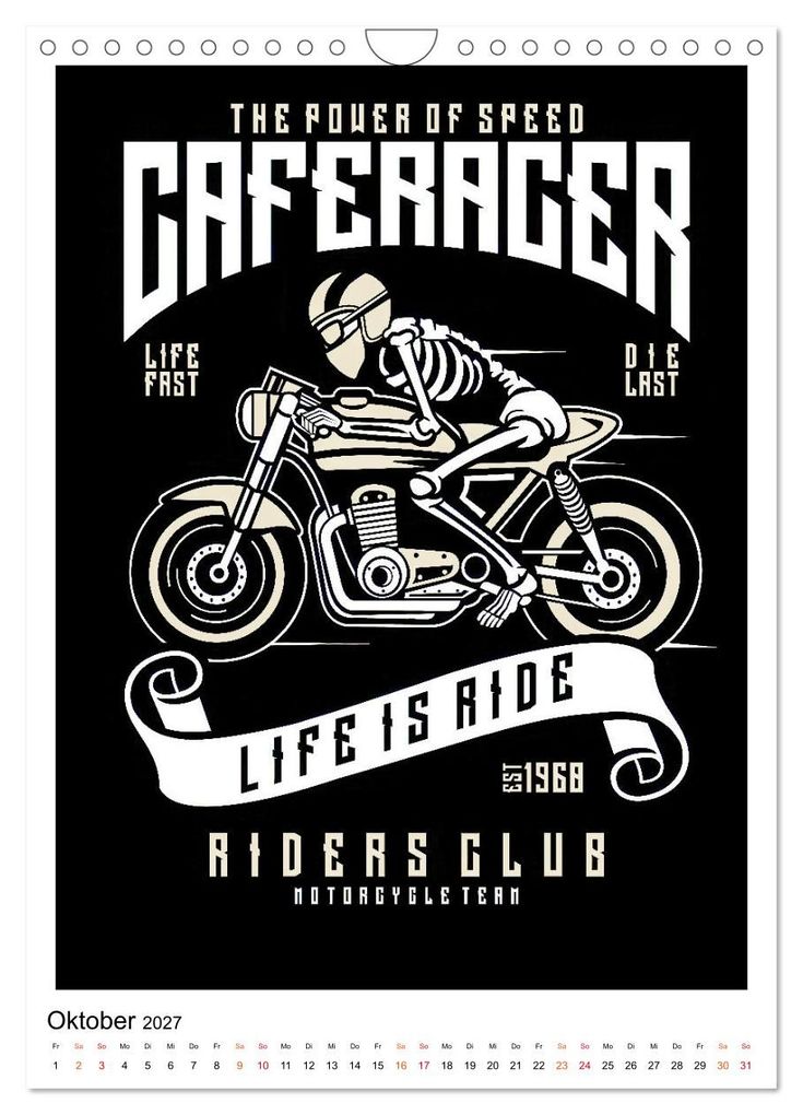 Weitere Ansicht: Motorrad - nostalgische Poster (Wandkalender 2027 DIN A4 hoch), CALVENDO Monatskalender | Peter Roder, Calvendo