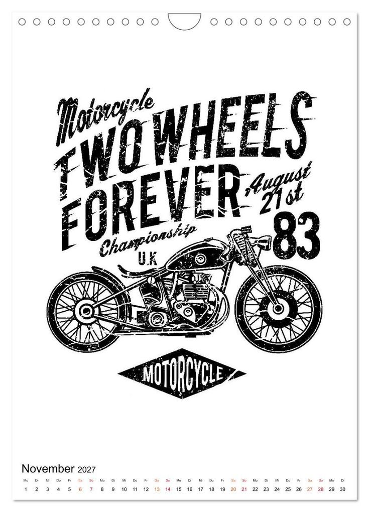Weitere Ansicht: Motorrad - nostalgische Poster (Wandkalender 2027 DIN A4 hoch), CALVENDO Monatskalender | Peter Roder, Calvendo