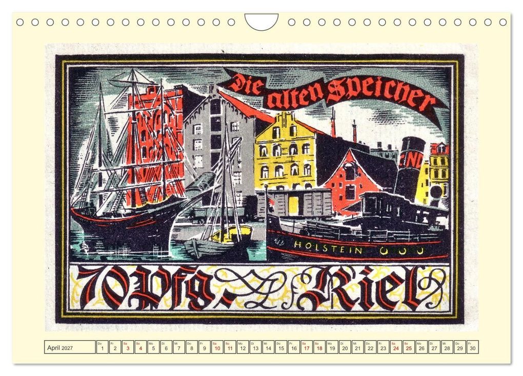 Weitere Ansicht: Gruß aus Kiel (Wandkalender 2027 DIN A4 quer), CALVENDO Monatskalender | Henning von Löwis of Menar, Calvendo
