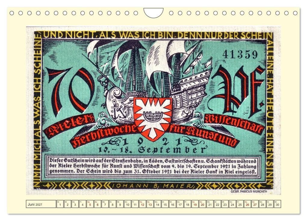Weitere Ansicht: Gruß aus Kiel (Wandkalender 2027 DIN A4 quer), CALVENDO Monatskalender | Henning von Löwis of Menar, Calvendo