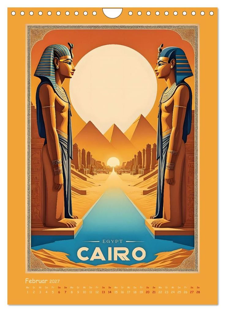Weitere Ansicht: City Travel Poster - nostalgische Städtereise um die Welt (Wandkalender 2027 DIN A4 hoch), CALVENDO Monatskalender | Renate Utz, Calvendo