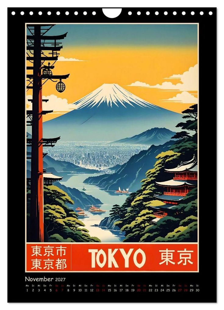Weitere Ansicht: City Travel Poster - nostalgische Städtereise um die Welt (Wandkalender 2027 DIN A4 hoch), CALVENDO Monatskalender | Renate Utz, Calvendo