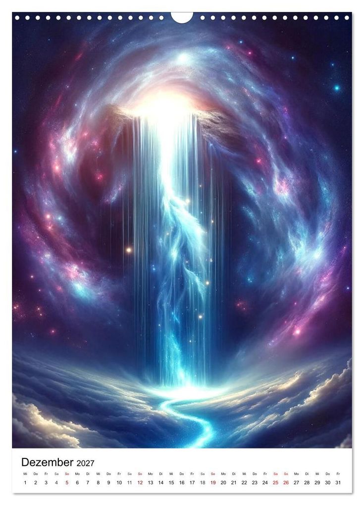 Weitere Ansicht: Astronomie Visionen - Ein von KI erschaffenes Panorama des Kosmos (Wandkalender 2027 DIN A3 hoch), CALVENDO Monatskalender | Marco Warstat, Calvendo