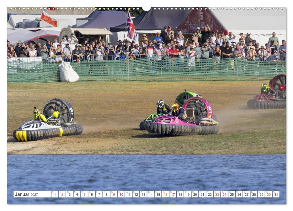 Weitere Ansicht: Hovercraft Formel 1 Weltmeisterschaft (Wandkalender 2027 DIN A2 quer), CALVENDO Monatskalender | Thomas Quentin, Calvendo