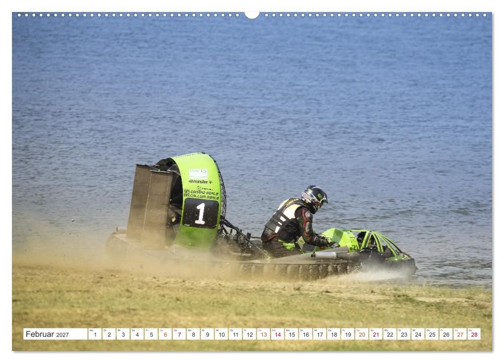 Weitere Ansicht: Hovercraft Formel 1 Weltmeisterschaft (Wandkalender 2027 DIN A2 quer), CALVENDO Monatskalender | Thomas Quentin, Calvendo