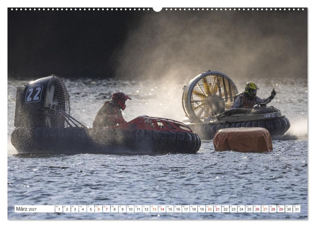Weitere Ansicht: Hovercraft Formel 1 Weltmeisterschaft (Wandkalender 2027 DIN A2 quer), CALVENDO Monatskalender | Thomas Quentin, Calvendo