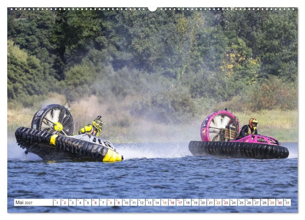 Weitere Ansicht: Hovercraft Formel 1 Weltmeisterschaft (Wandkalender 2027 DIN A2 quer), CALVENDO Monatskalender | Thomas Quentin, Calvendo