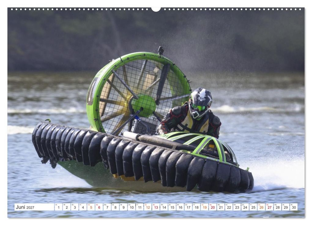 Weitere Ansicht: Hovercraft Formel 1 Weltmeisterschaft (Wandkalender 2027 DIN A2 quer), CALVENDO Monatskalender | Thomas Quentin, Calvendo