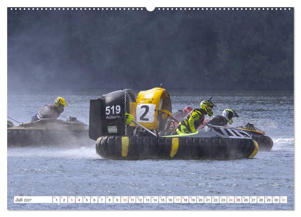 Weitere Ansicht: Hovercraft Formel 1 Weltmeisterschaft (Wandkalender 2027 DIN A2 quer), CALVENDO Monatskalender | Thomas Quentin, Calvendo