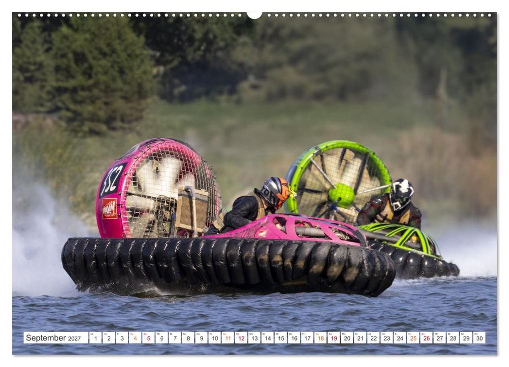Weitere Ansicht: Hovercraft Formel 1 Weltmeisterschaft (Wandkalender 2027 DIN A2 quer), CALVENDO Monatskalender | Thomas Quentin, Calvendo