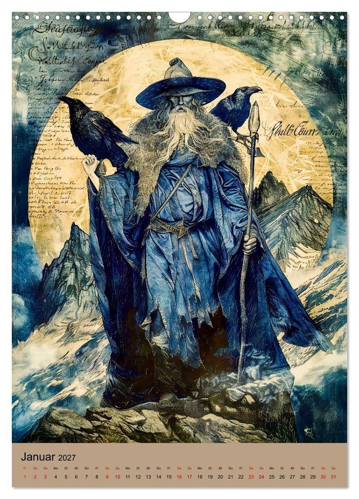 Weitere Ansicht: Wikinger - Mythologie - Götter, Runen und Legenden (Wandkalender 2027 DIN A3 hoch), CALVENDO Monatskalender | Anja Frost, Calvendo