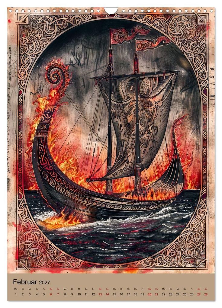 Weitere Ansicht: Wikinger - Mythologie - Götter, Runen und Legenden (Wandkalender 2027 DIN A3 hoch), CALVENDO Monatskalender | Anja Frost, Calvendo