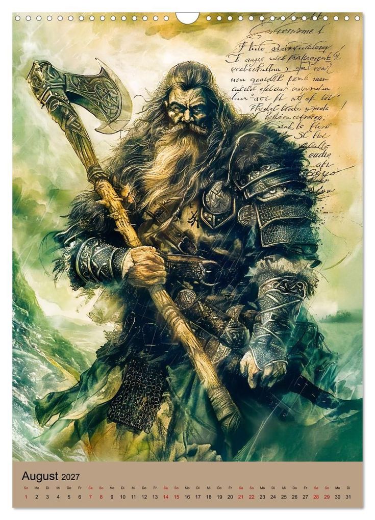 Weitere Ansicht: Wikinger - Mythologie - Götter, Runen und Legenden (Wandkalender 2027 DIN A3 hoch), CALVENDO Monatskalender | Anja Frost, Calvendo