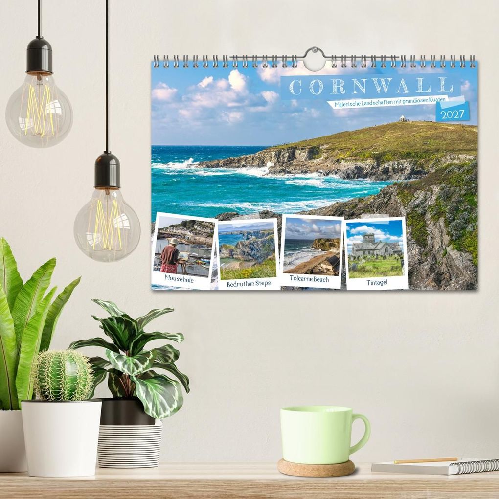 Weitere Ansicht: Cornwall - Malerische Landschaften mit grandiosen Küsten (Wandkalender 2027 DIN A4 quer), CALVENDO Monatskalender | Dieter Meyer, Calvendo