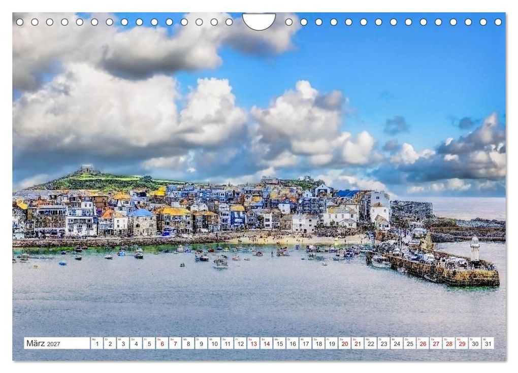 Weitere Ansicht: Cornwall - Malerische Landschaften mit grandiosen Küsten (Wandkalender 2027 DIN A4 quer), CALVENDO Monatskalender | Dieter Meyer, Calvendo