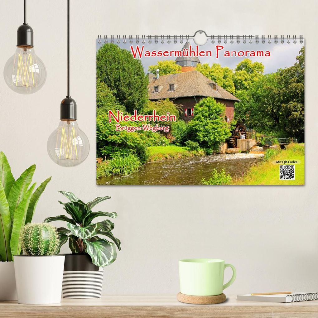 Weitere Ansicht: Wassermühlen Panorama Niederrhein Brüggen-Wegberg (Wandkalender 2027 DIN A4 quer), CALVENDO Monatskalender | mitifoto, Michael Jäger, Mitifoto Jäger, Calvendo