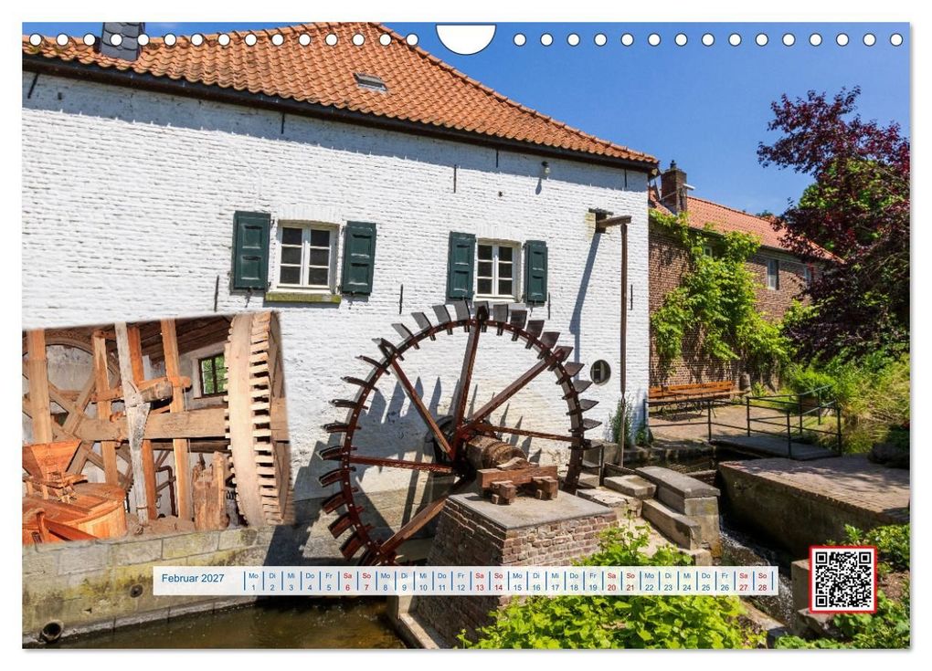 Weitere Ansicht: Wassermühlen Panorama Niederrhein Brüggen-Wegberg (Wandkalender 2027 DIN A4 quer), CALVENDO Monatskalender | mitifoto, Michael Jäger, Mitifoto Jäger, Calvendo