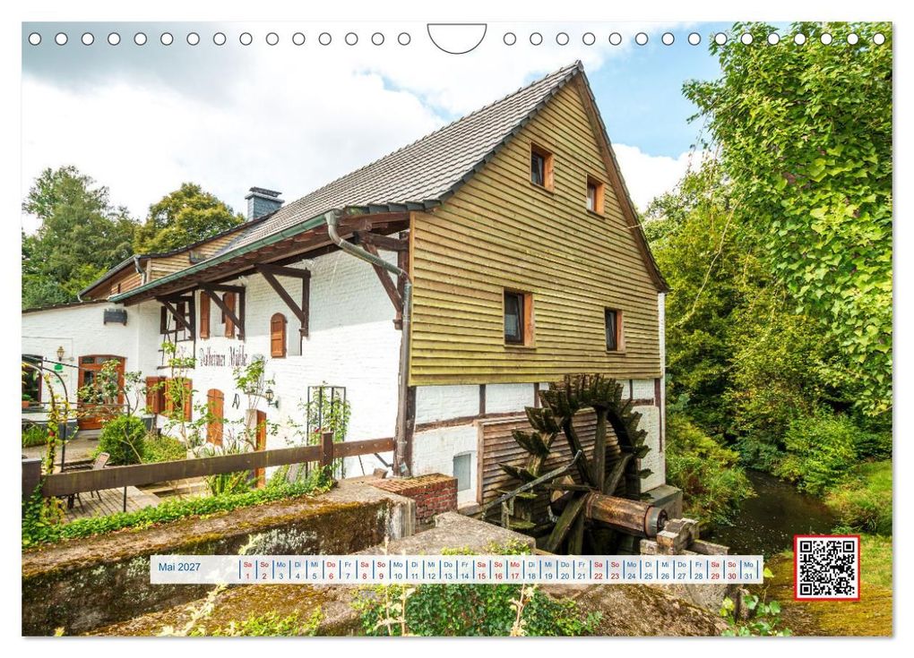 Weitere Ansicht: Wassermühlen Panorama Niederrhein Brüggen-Wegberg (Wandkalender 2027 DIN A4 quer), CALVENDO Monatskalender | mitifoto, Michael Jäger, Mitifoto Jäger, Calvendo