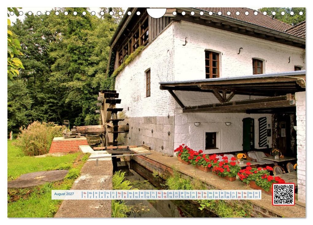 Weitere Ansicht: Wassermühlen Panorama Niederrhein Brüggen-Wegberg (Wandkalender 2027 DIN A4 quer), CALVENDO Monatskalender | mitifoto, Michael Jäger, Mitifoto Jäger, Calvendo