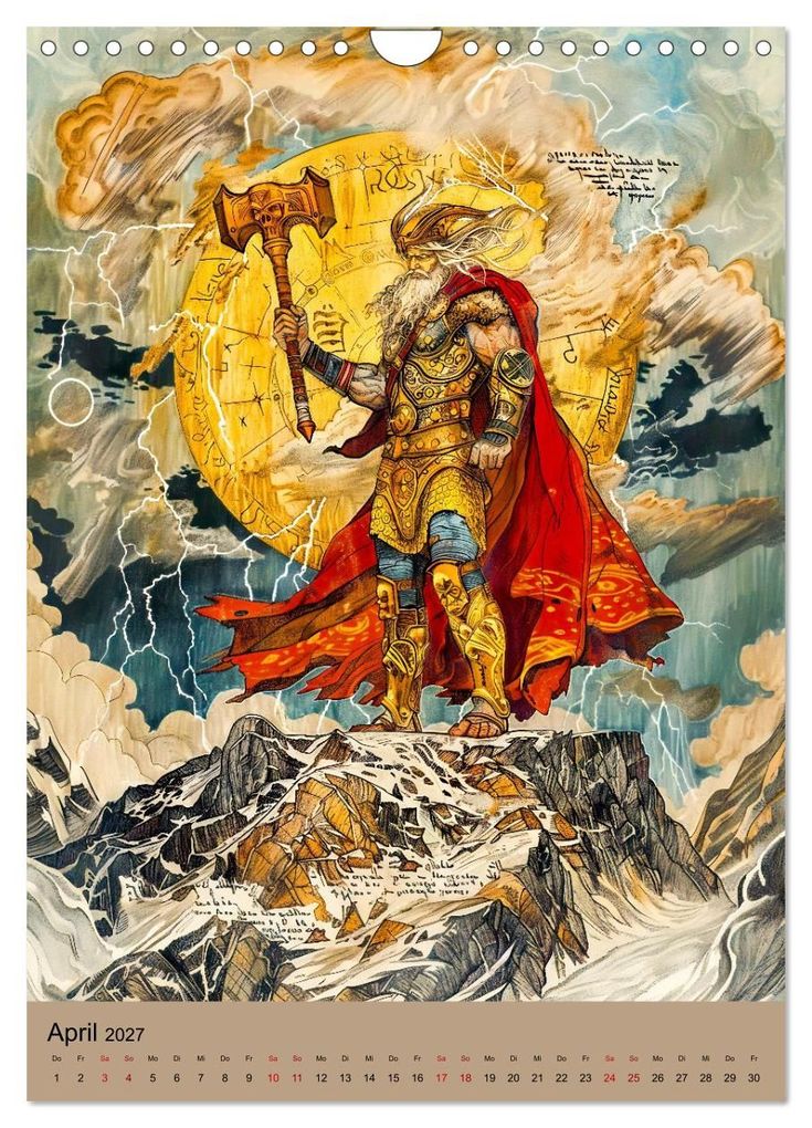 Weitere Ansicht: Wikinger - Mythologie - Götter, Runen und Legenden (Wandkalender 2027 DIN A4 hoch), CALVENDO Monatskalender | Anja Frost, Calvendo