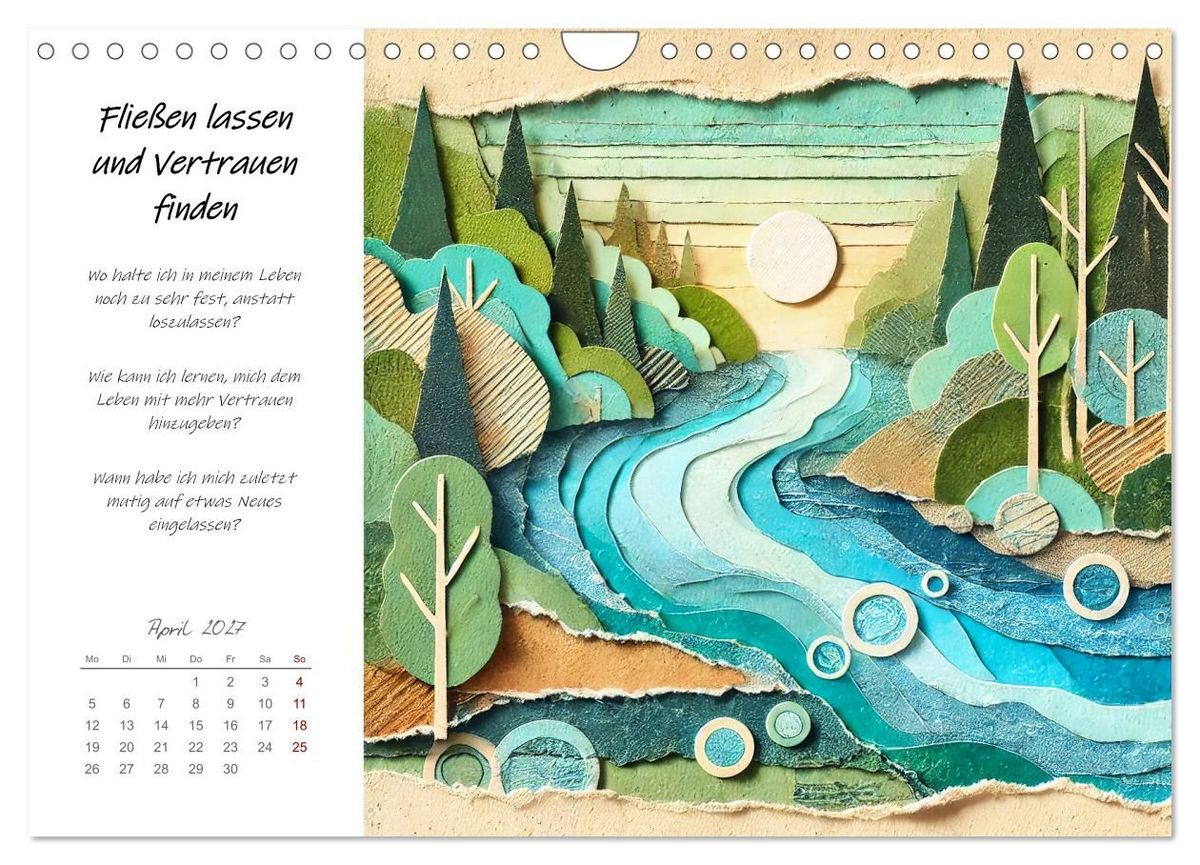 Weitere Ansicht: Dein Jahr der Stärke - Reflexionskalender für mehr Selbstbewusstsein (Wandkalender 2027 DIN A4 quer), CALVENDO Monatskalender | Fred Schimak, Calvendo