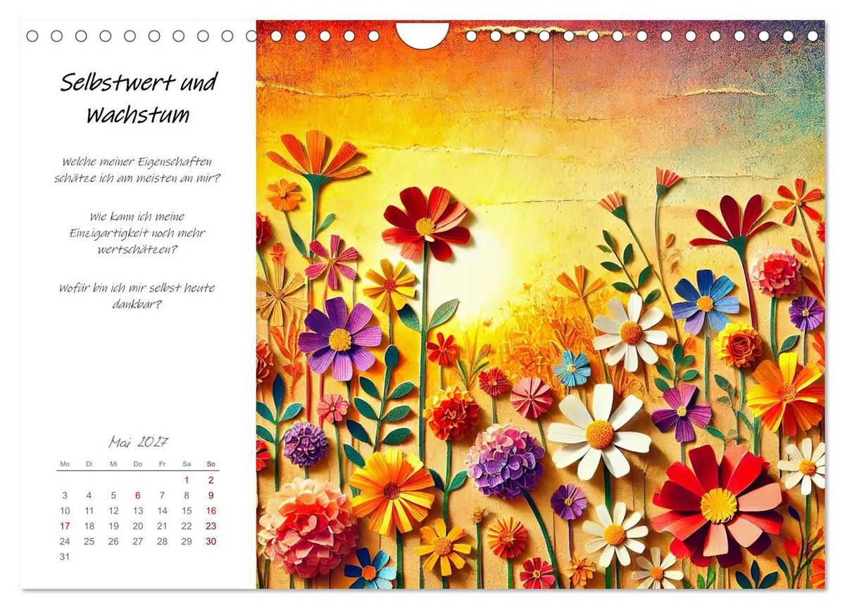 Weitere Ansicht: Dein Jahr der Stärke - Reflexionskalender für mehr Selbstbewusstsein (Wandkalender 2027 DIN A4 quer), CALVENDO Monatskalender | Fred Schimak, Calvendo