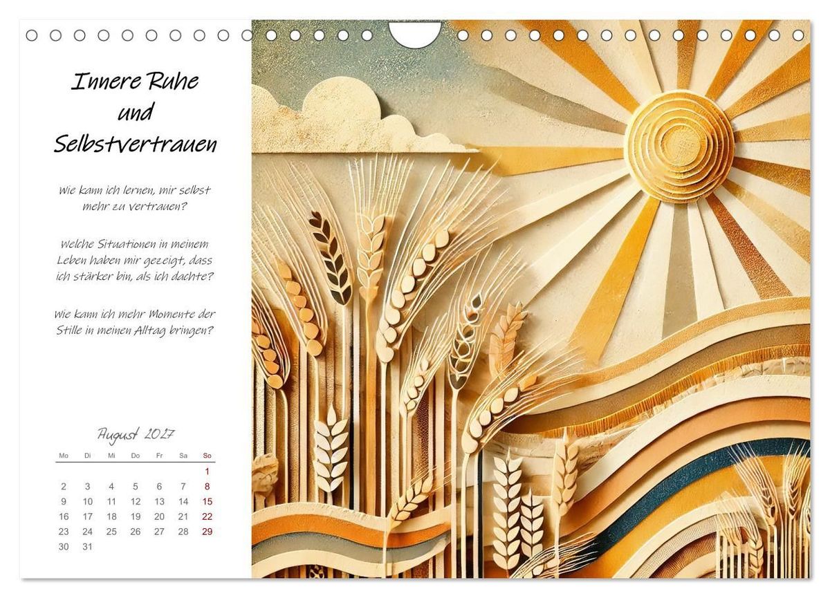 Weitere Ansicht: Dein Jahr der Stärke - Reflexionskalender für mehr Selbstbewusstsein (Wandkalender 2027 DIN A4 quer), CALVENDO Monatskalender | Fred Schimak, Calvendo