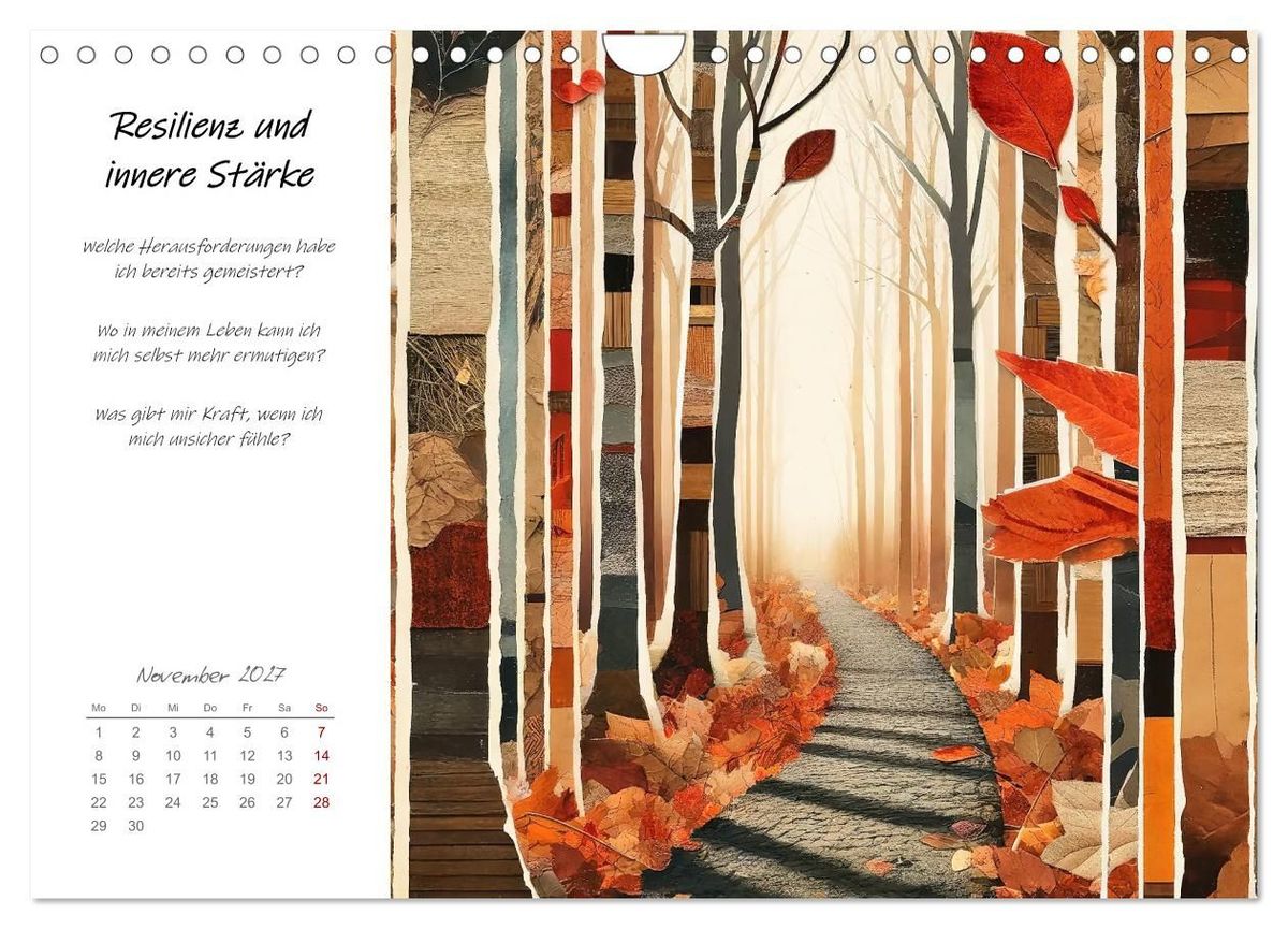 Weitere Ansicht: Dein Jahr der Stärke - Reflexionskalender für mehr Selbstbewusstsein (Wandkalender 2027 DIN A4 quer), CALVENDO Monatskalender | Fred Schimak, Calvendo