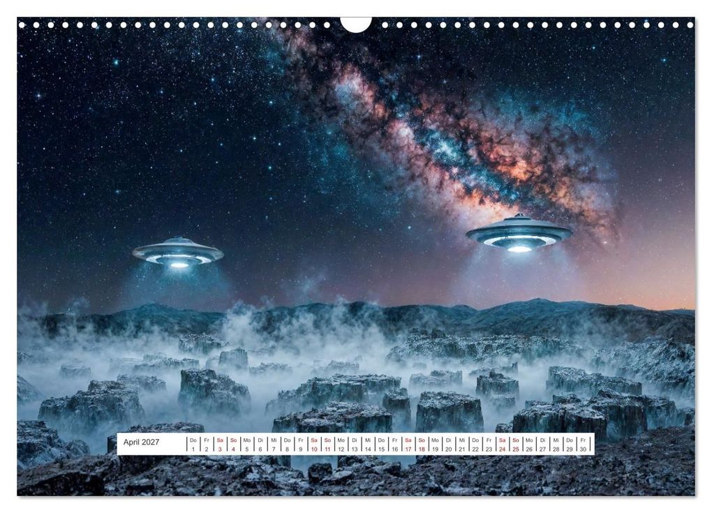 Weitere Ansicht: Fliegende Untertasse - Die große Fantasiereise (Wandkalender 2027 DIN A3 quer), CALVENDO Monatskalender | Alain Gaymard
