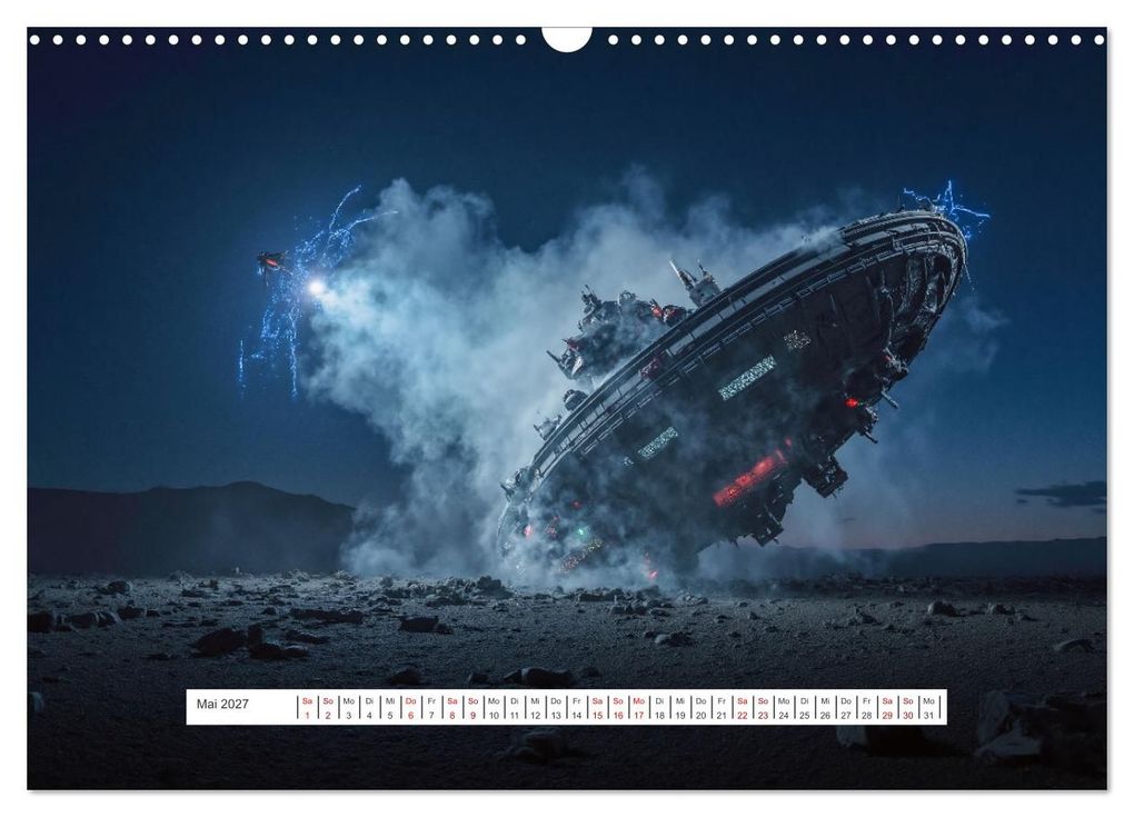 Weitere Ansicht: Fliegende Untertasse - Die große Fantasiereise (Wandkalender 2027 DIN A3 quer), CALVENDO Monatskalender | Alain Gaymard