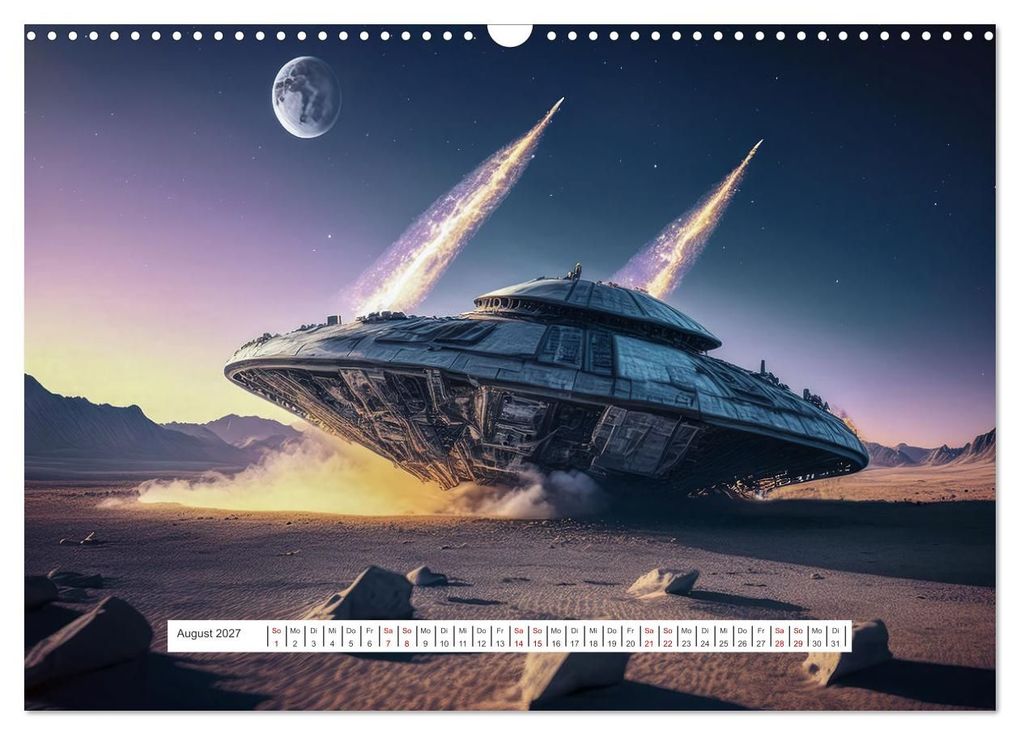 Weitere Ansicht: Fliegende Untertasse - Die große Fantasiereise (Wandkalender 2027 DIN A3 quer), CALVENDO Monatskalender | Alain Gaymard