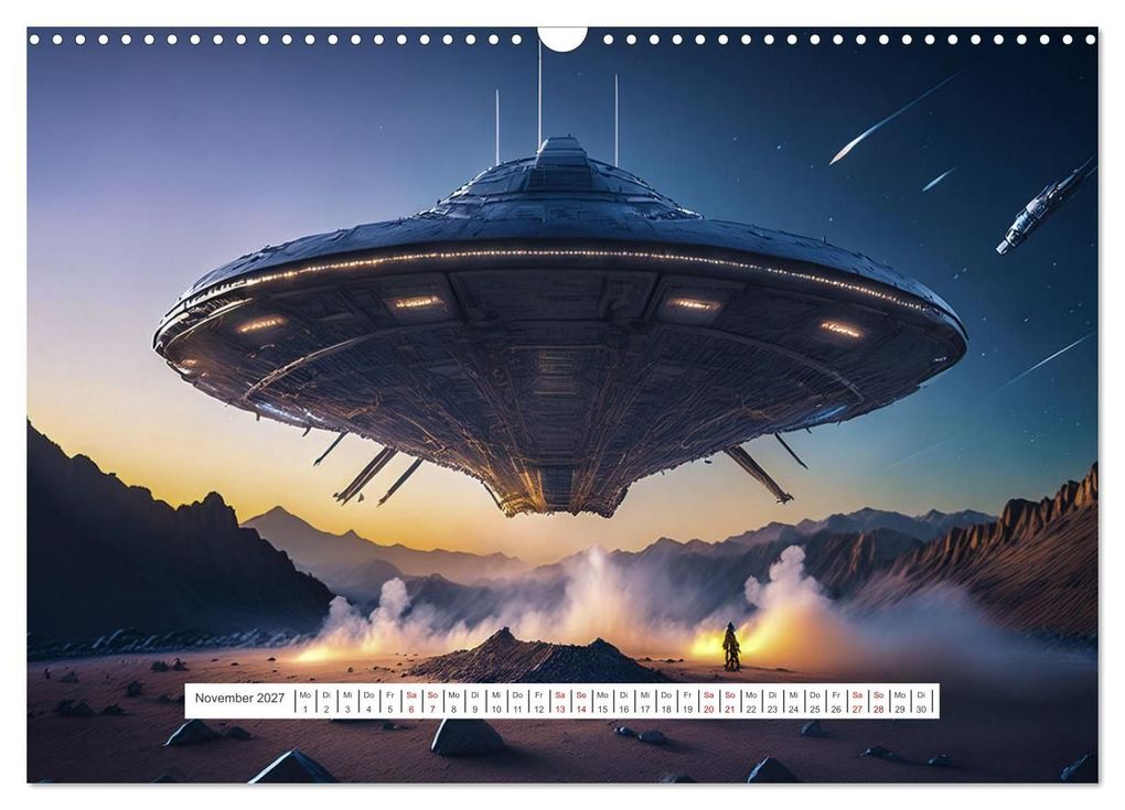 Weitere Ansicht: Fliegende Untertasse - Die große Fantasiereise (Wandkalender 2027 DIN A3 quer), CALVENDO Monatskalender | Alain Gaymard