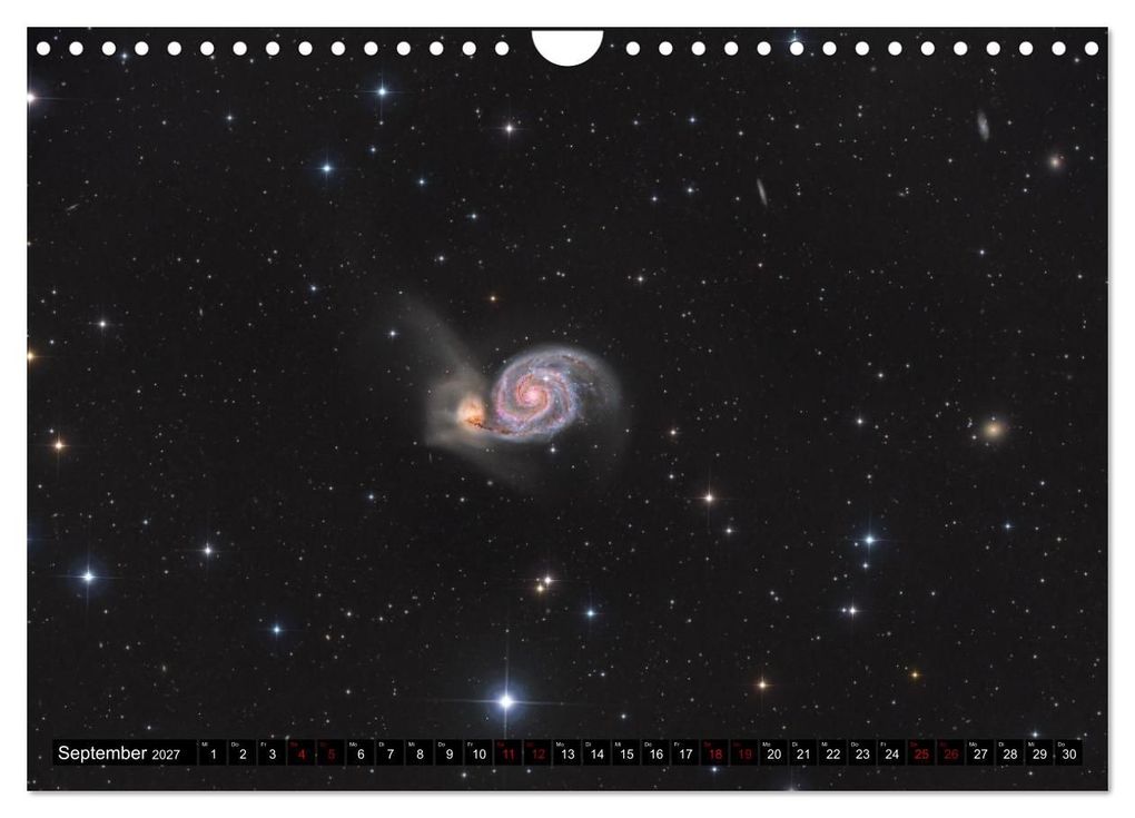 Weitere Ansicht: Galaxien im Universum (Wandkalender 2027 DIN A4 quer), CALVENDO Monatskalender | Stefan Bemmerl