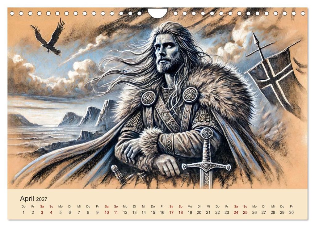 Weitere Ansicht: Die Wikingerzeit - Helden, Könige und Entdeckungen (Wandkalender 2027 DIN A4 quer), CALVENDO Monatskalender | Anja Frost, Calvendo