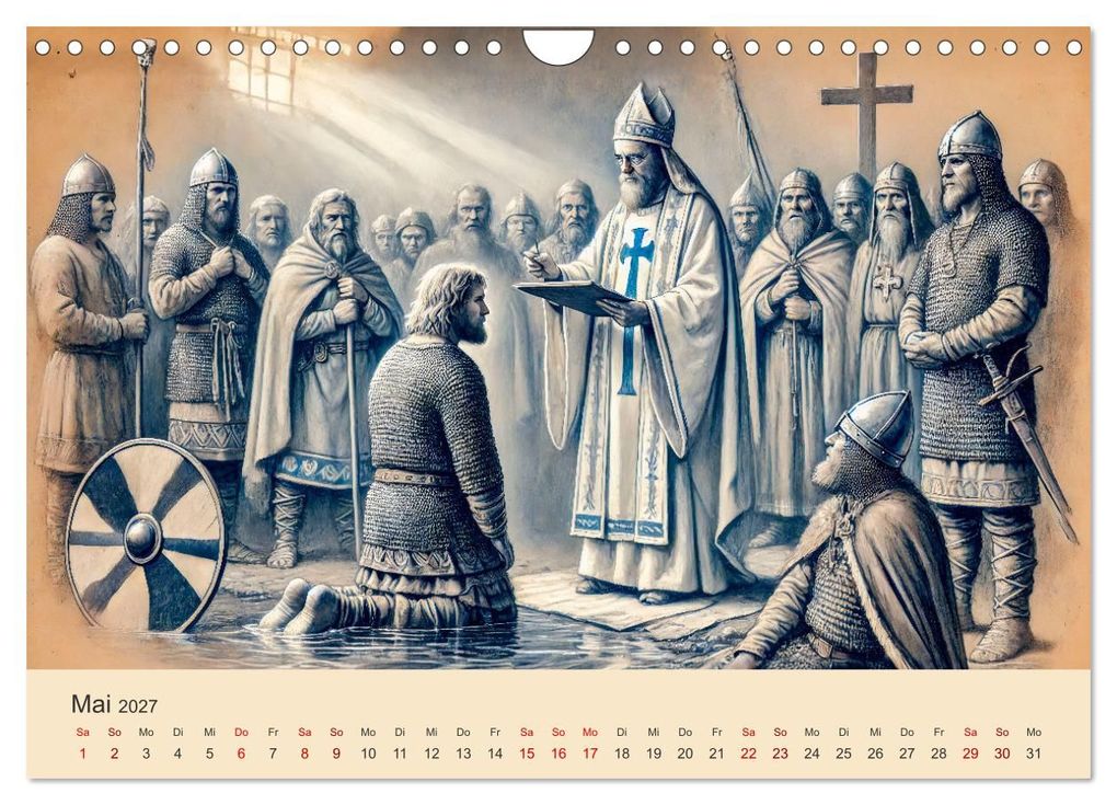 Weitere Ansicht: Die Wikingerzeit - Helden, Könige und Entdeckungen (Wandkalender 2027 DIN A4 quer), CALVENDO Monatskalender | Anja Frost, Calvendo