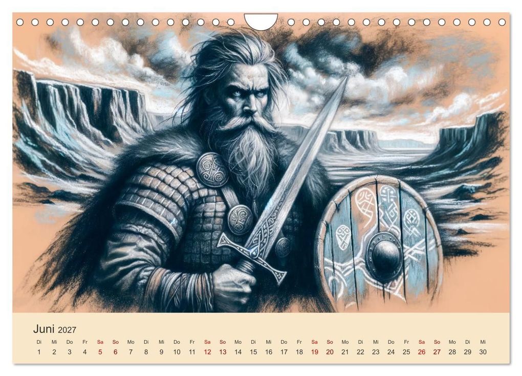 Weitere Ansicht: Die Wikingerzeit - Helden, Könige und Entdeckungen (Wandkalender 2027 DIN A4 quer), CALVENDO Monatskalender | Anja Frost, Calvendo