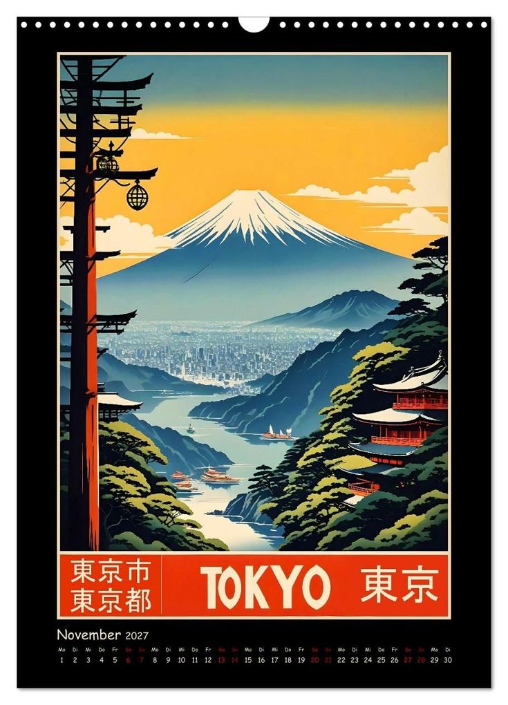 Weitere Ansicht: City Travel Poster - nostalgische Städtereise um die Welt (Wandkalender 2027 DIN A3 hoch), CALVENDO Monatskalender | Renate Utz, Calvendo