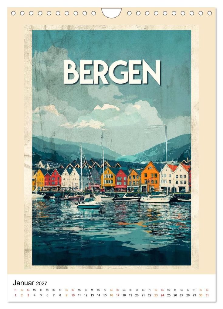Weitere Ansicht: Retro Reise Poster - Fernweh der goldenen Jahre (Wandkalender 2027 DIN A4 hoch), CALVENDO Monatskalender | Meike und Peter Roder, Calvendo