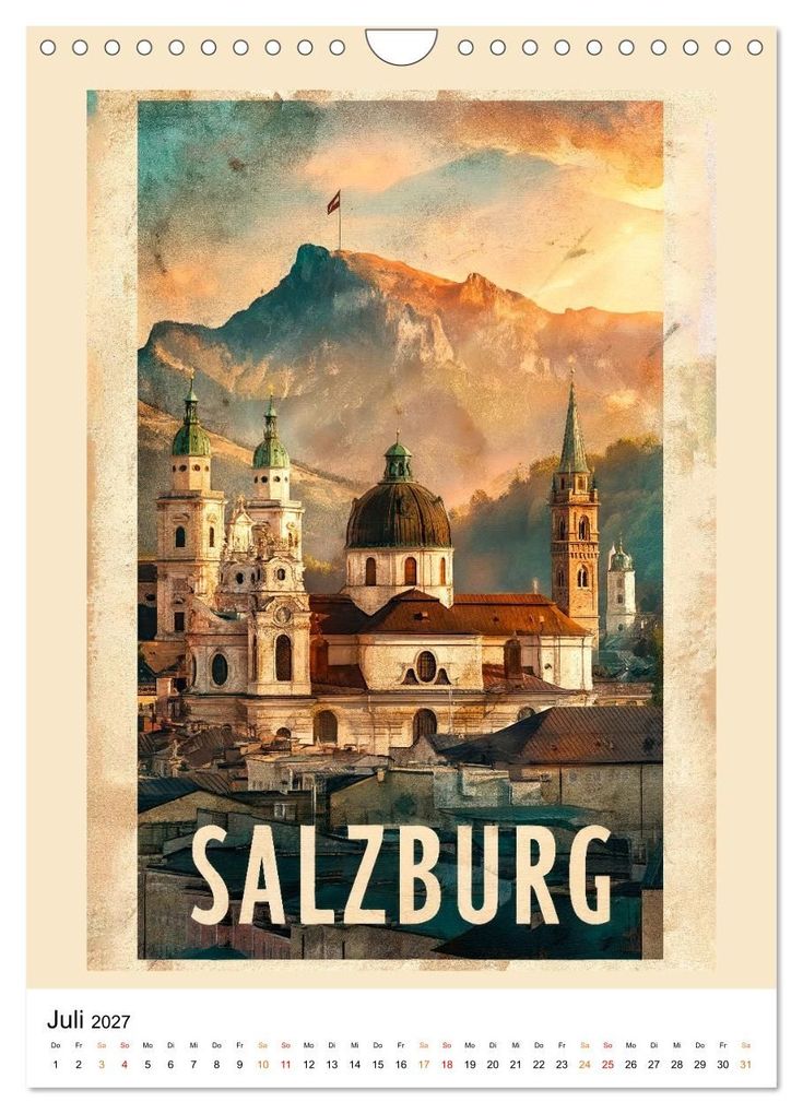 Weitere Ansicht: Retro Reise Poster - Fernweh der goldenen Jahre (Wandkalender 2027 DIN A4 hoch), CALVENDO Monatskalender | Meike und Peter Roder, Calvendo