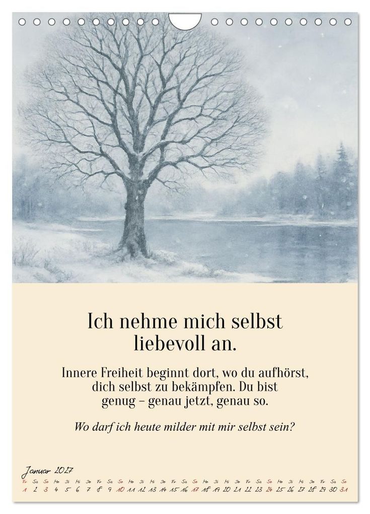 Weitere Ansicht: 12 Schlüssel zur inneren Freiheit - Ein Jahr für dein inneres Zuhause - liebevoll, mutig, echt. (Wandkalender 2027 DIN A4 hoch), CALVENDO Monatskalender | Fred Schimak, Calvendo