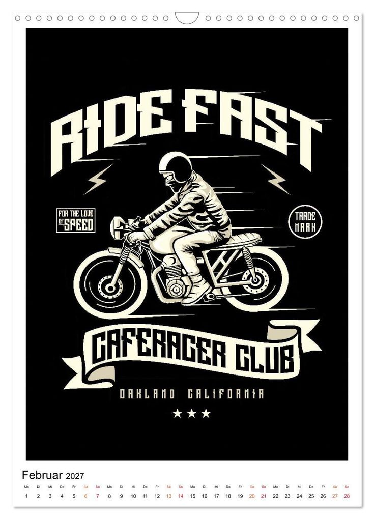 Weitere Ansicht: Motorrad - nostalgische Poster (Wandkalender 2027 DIN A3 hoch), CALVENDO Monatskalender | Peter Roder, Calvendo