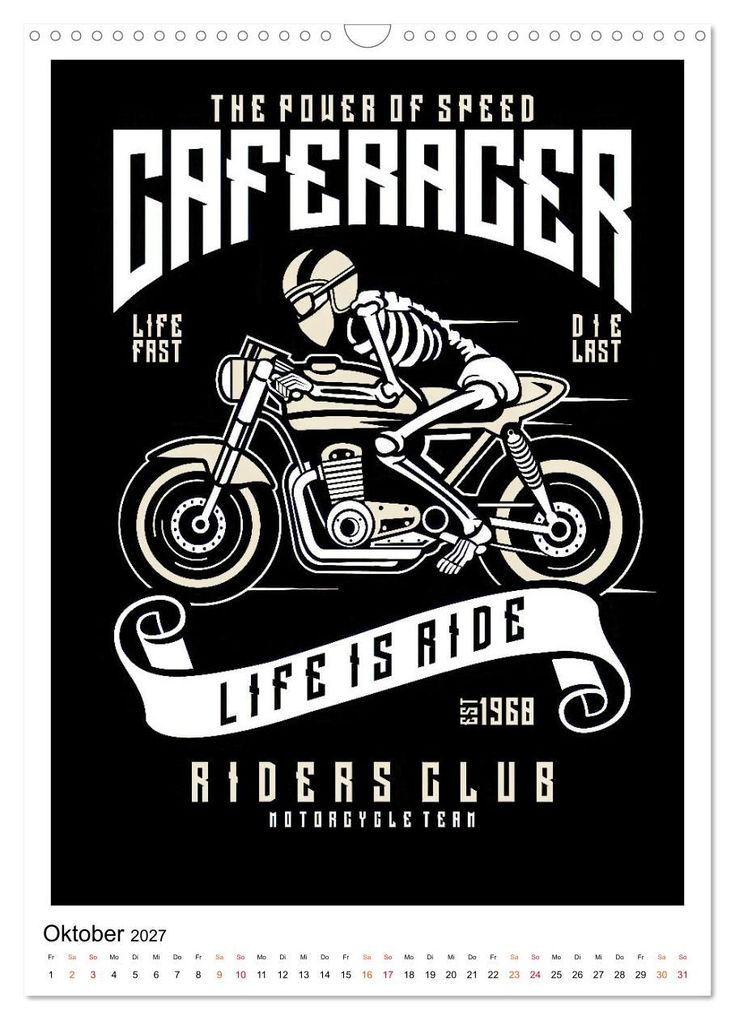 Weitere Ansicht: Motorrad - nostalgische Poster (Wandkalender 2027 DIN A3 hoch), CALVENDO Monatskalender | Peter Roder, Calvendo