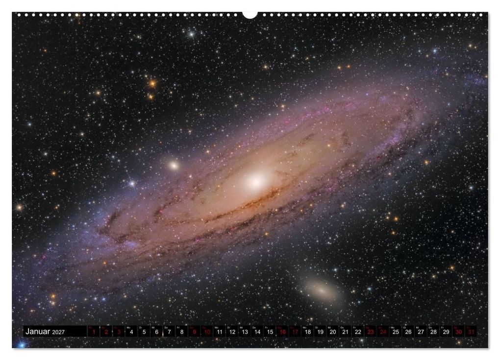 Weitere Ansicht: Galaxien im Universum (Wandkalender 2027 DIN A2 quer), CALVENDO Monatskalender | Stefan Bemmerl