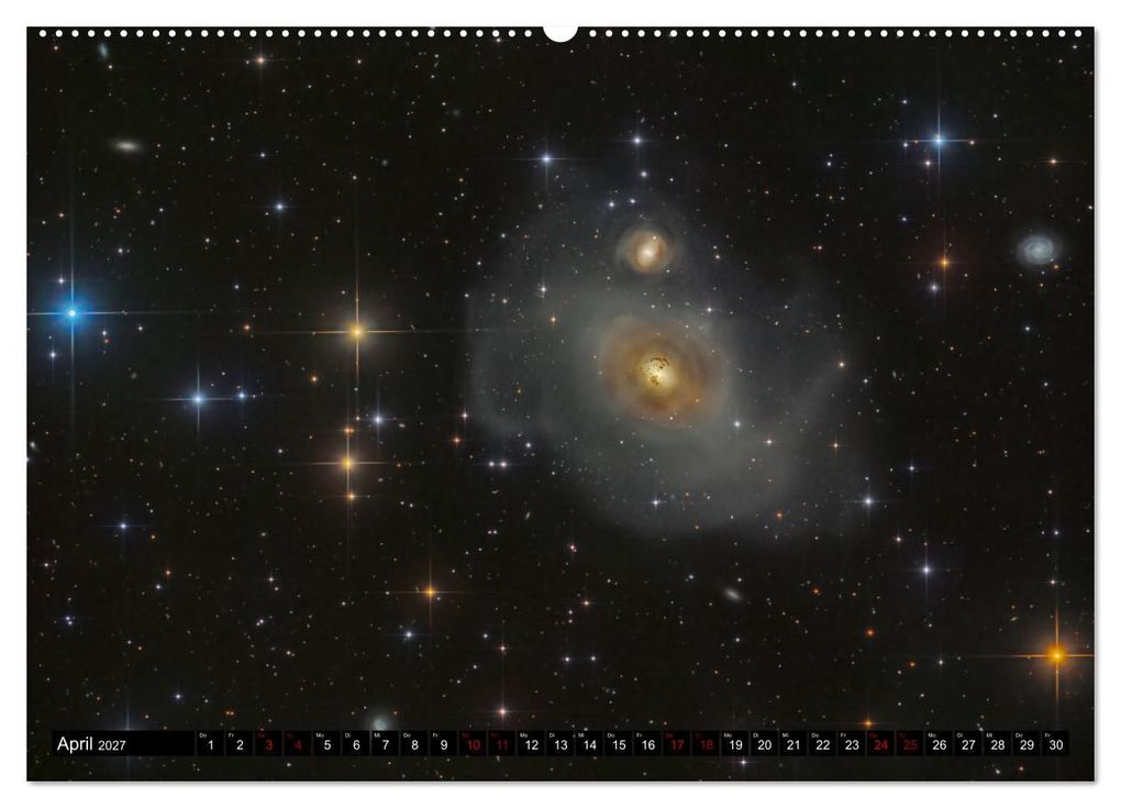 Weitere Ansicht: Galaxien im Universum (Wandkalender 2027 DIN A2 quer), CALVENDO Monatskalender | Stefan Bemmerl