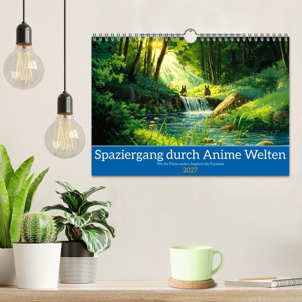 Weitere Ansicht: Spaziergang durch Anime Welten (Wandkalender 2027 DIN A4 quer), CALVENDO Monatskalender | Kerstin Waurick, Calvendo