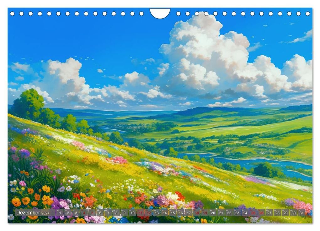 Weitere Ansicht: Spaziergang durch Anime Welten (Wandkalender 2027 DIN A4 quer), CALVENDO Monatskalender | Kerstin Waurick, Calvendo