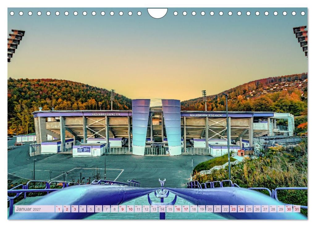 Weitere Ansicht: Aue - Bad Schlema Erzgebirge (Wandkalender 2027 DIN A4 quer), CALVENDO Monatskalender | Johnny Flash, Calvendo